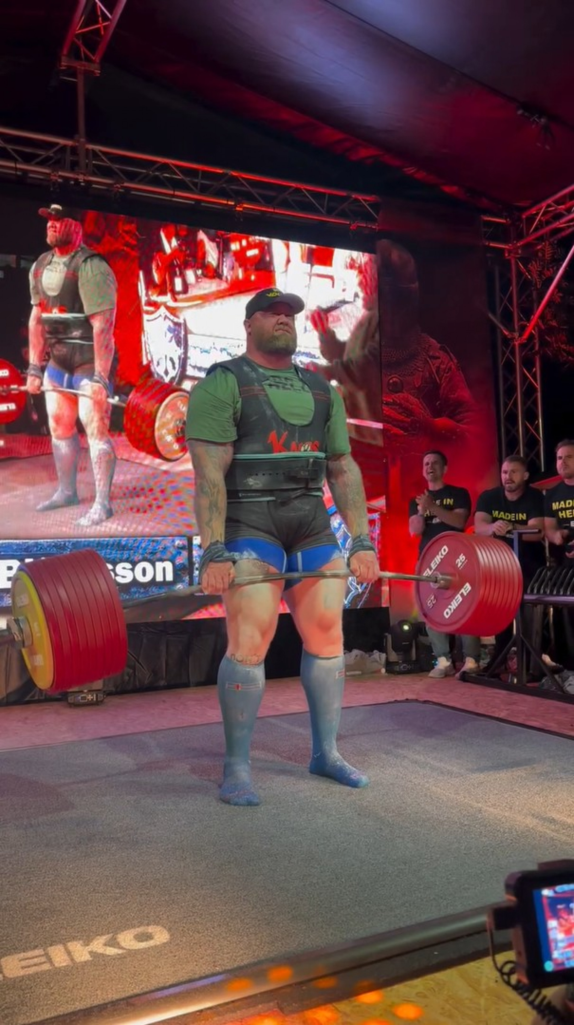 Ator de 'Game Of Thrones' levanta 505 kg e quebra recorde mundial - Reprodução / Instagram