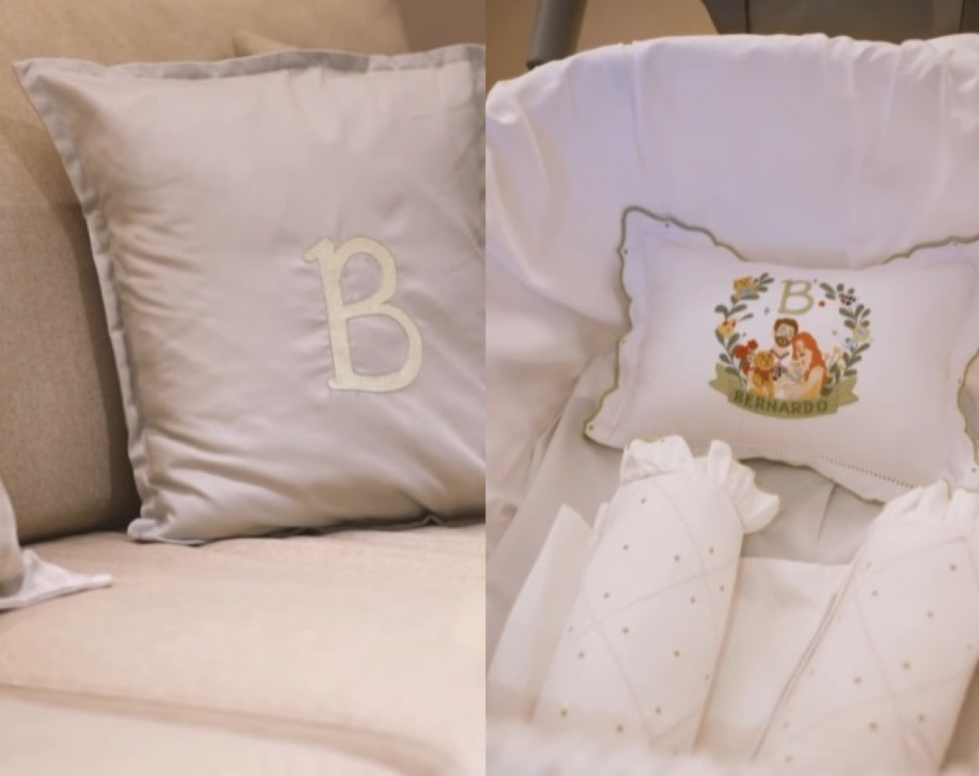 Dani Calabresa exibiu detalhes do quarto da maternidade onde filho nasceu - Reprodução/Instagram 