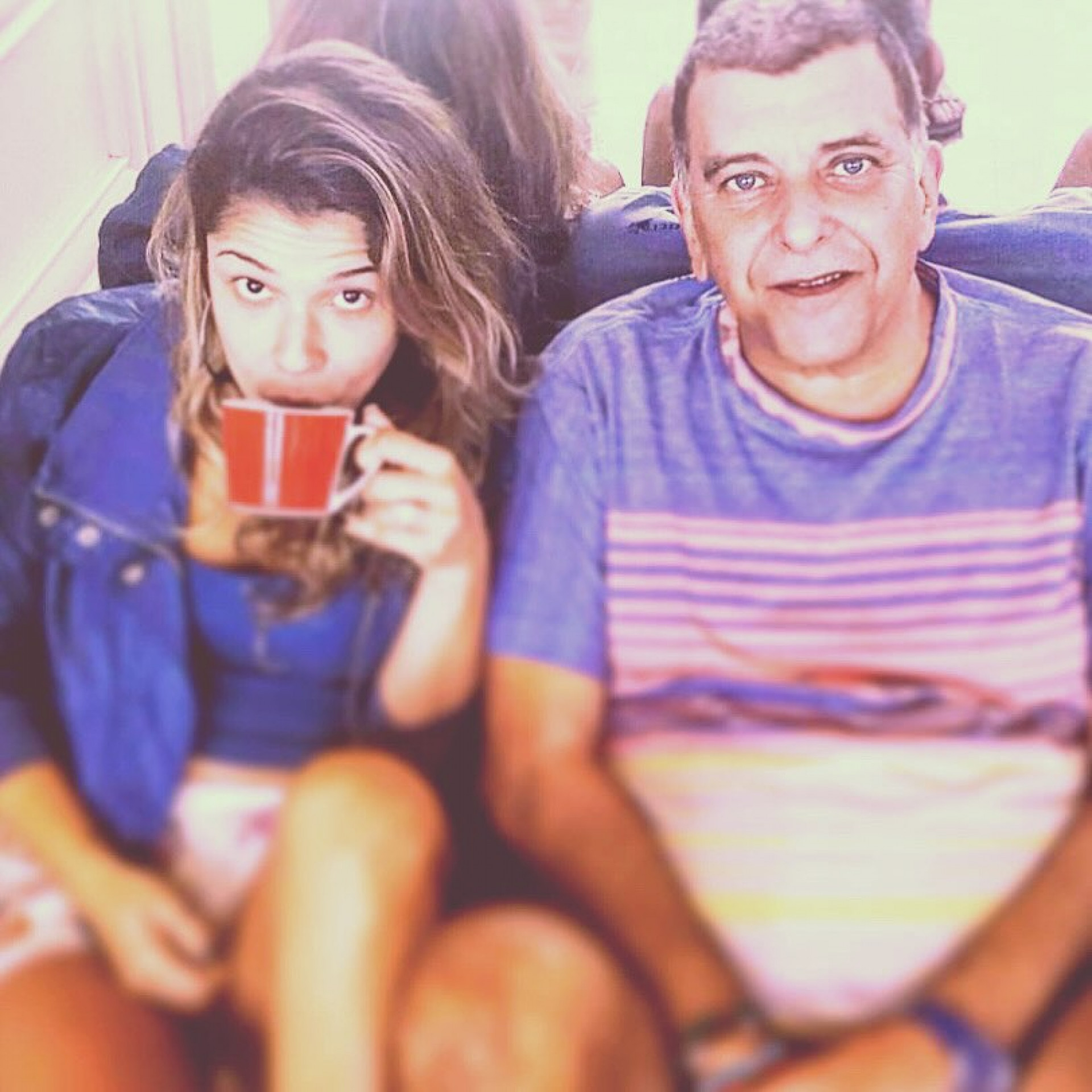 Jorge Fernando e a sobrinha Maria Carol Rebello - Reprodução / Instagram