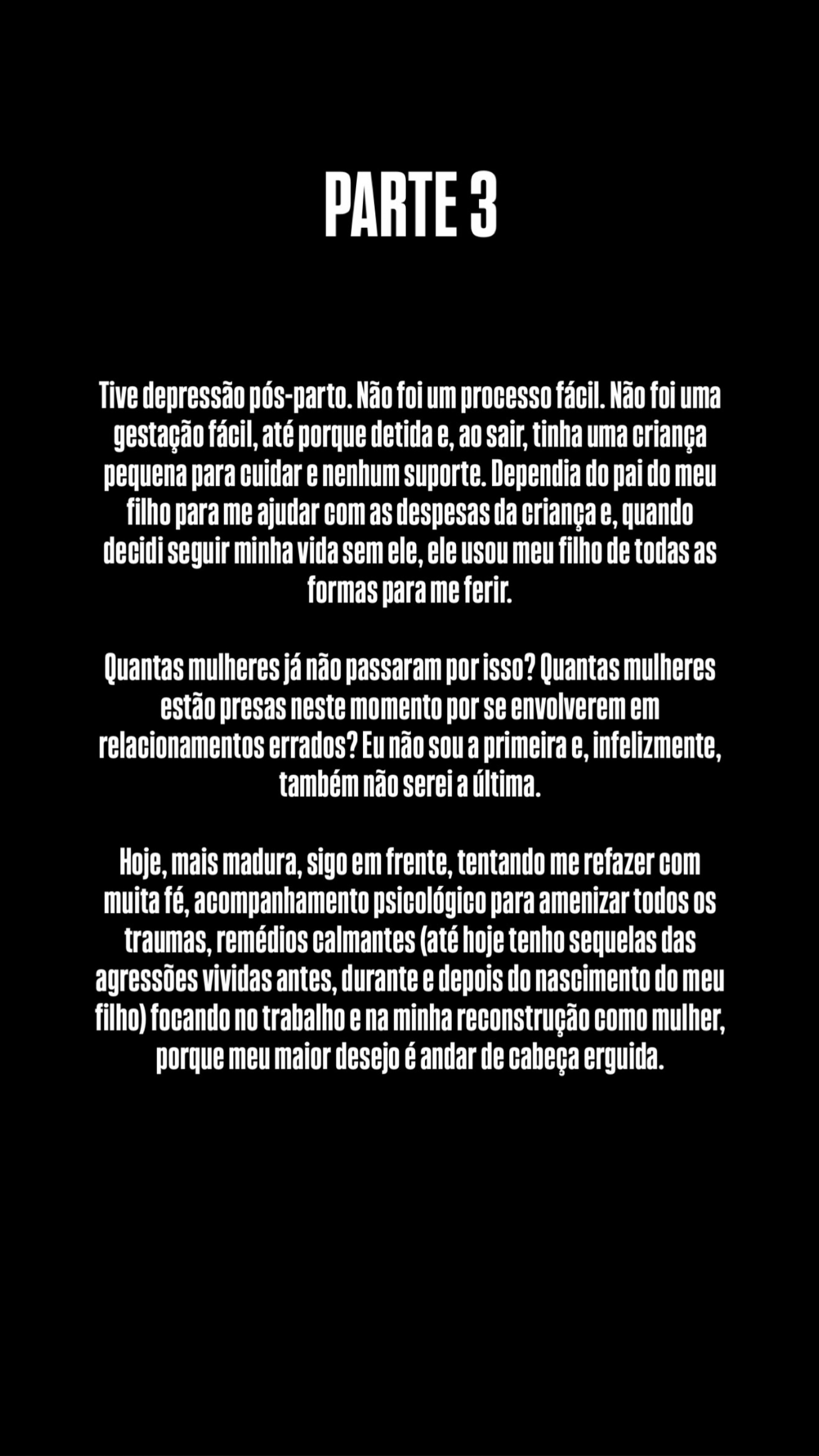 Rayane Figliuzzi se manifesta sobre acusações de ex - Reprodução do Instagram