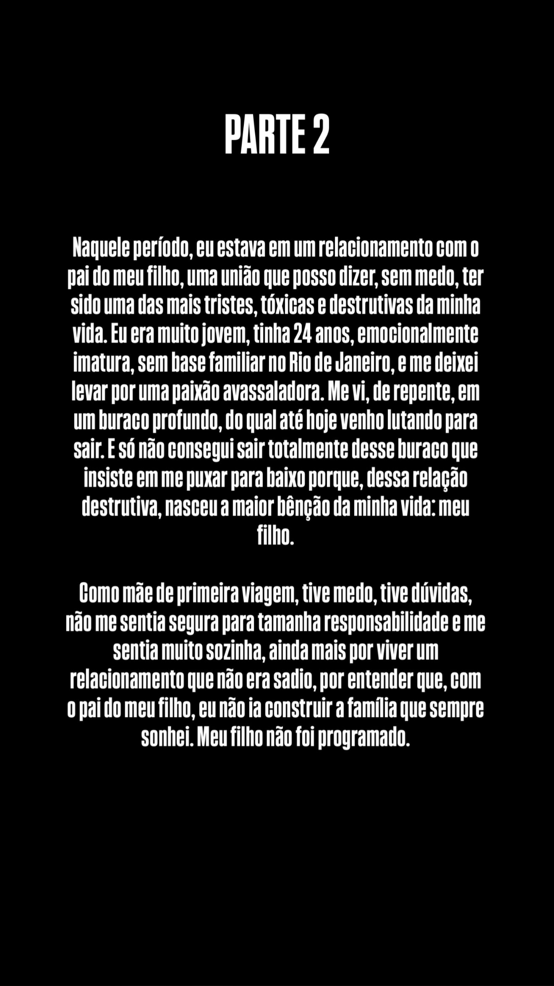 Rayane Figliuzzi se manifesta sobre acusações de ex - Reprodução do Instagram