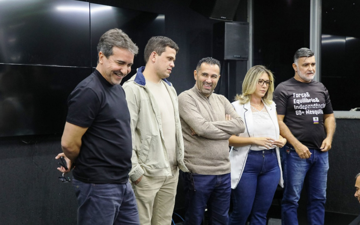 Secretário municipal Jorge Miranda e o prefeito Marotto Miranda reforçaram valorização da terceira idade na cidade