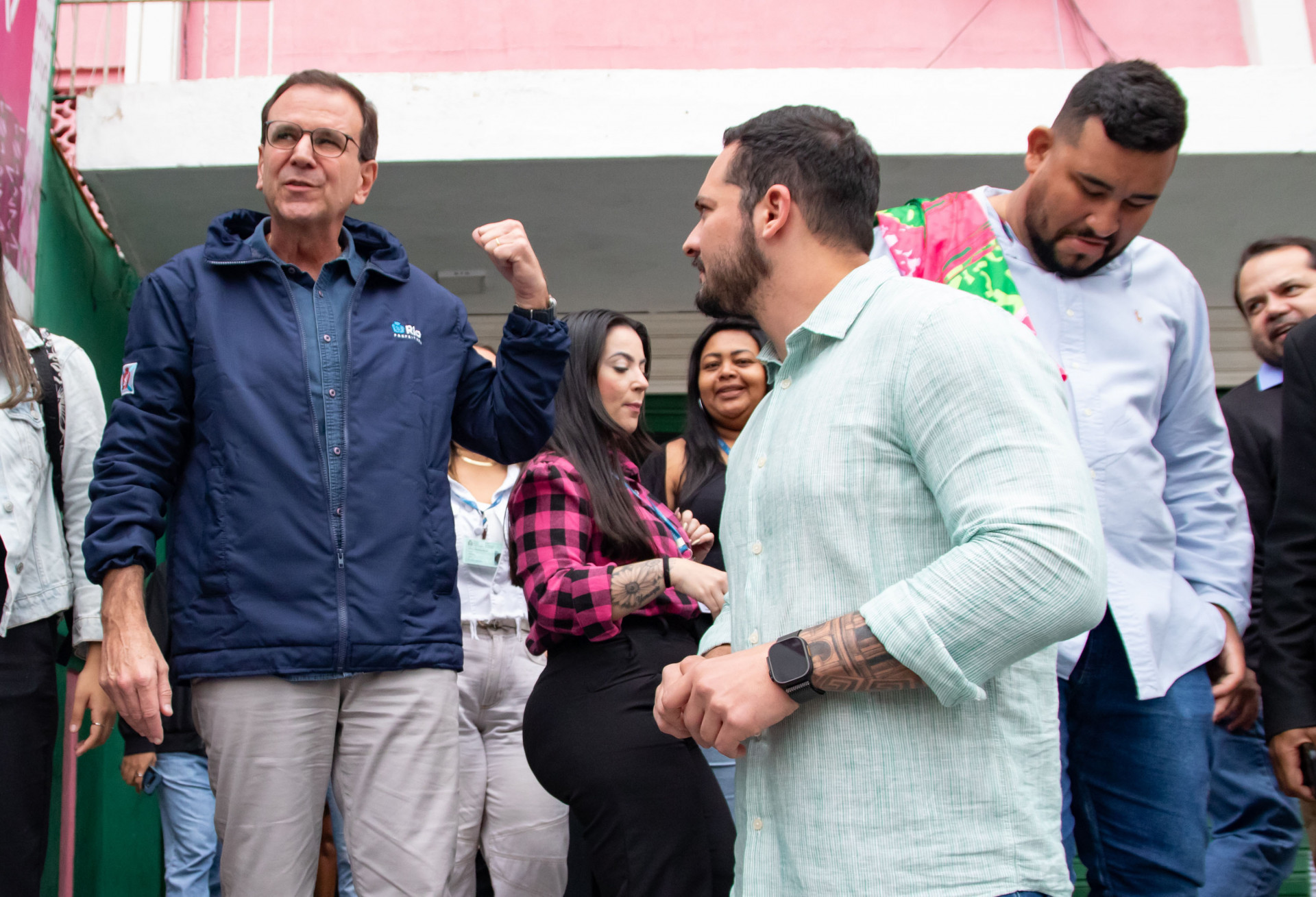 Eduardo Paes no lan&ccedil;amento de dois residenciais Minha Casa, Minha Vida na Mangueira - &Eacute;rica Martin/Ag&ecirc;ncia O Dia