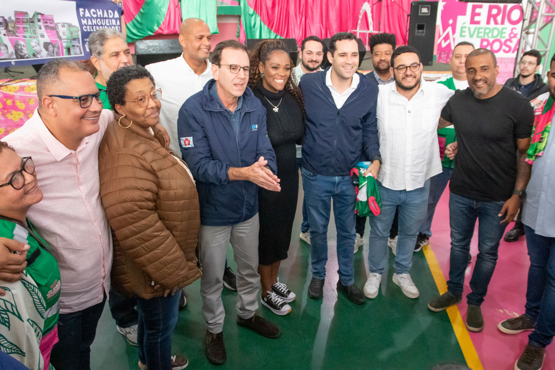 Eduardo Paes no lan&ccedil;amento de dois residenciais Minha Casa, Minha Vida na Mangueira - &Eacute;rica Martin/Ag&ecirc;ncia O Dia