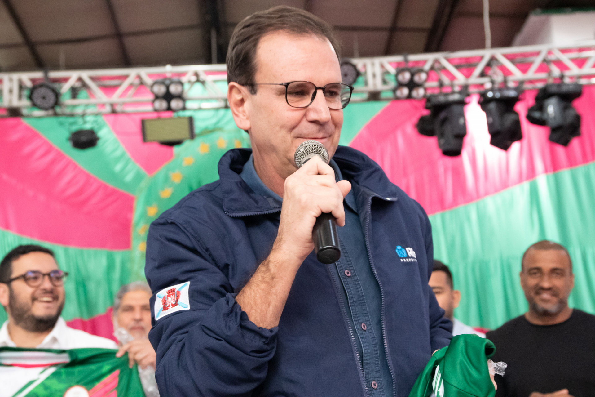 Eduardo Paes no lan&ccedil;amento de dois residenciais Minha Casa, Minha Vida na Mangueira - &Eacute;rica Martin/Ag&ecirc;ncia O Dia