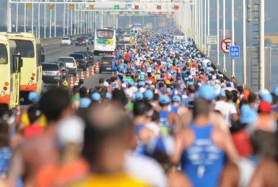 Ponte Rio-Niterói será parcialmente interditada para meia maratona