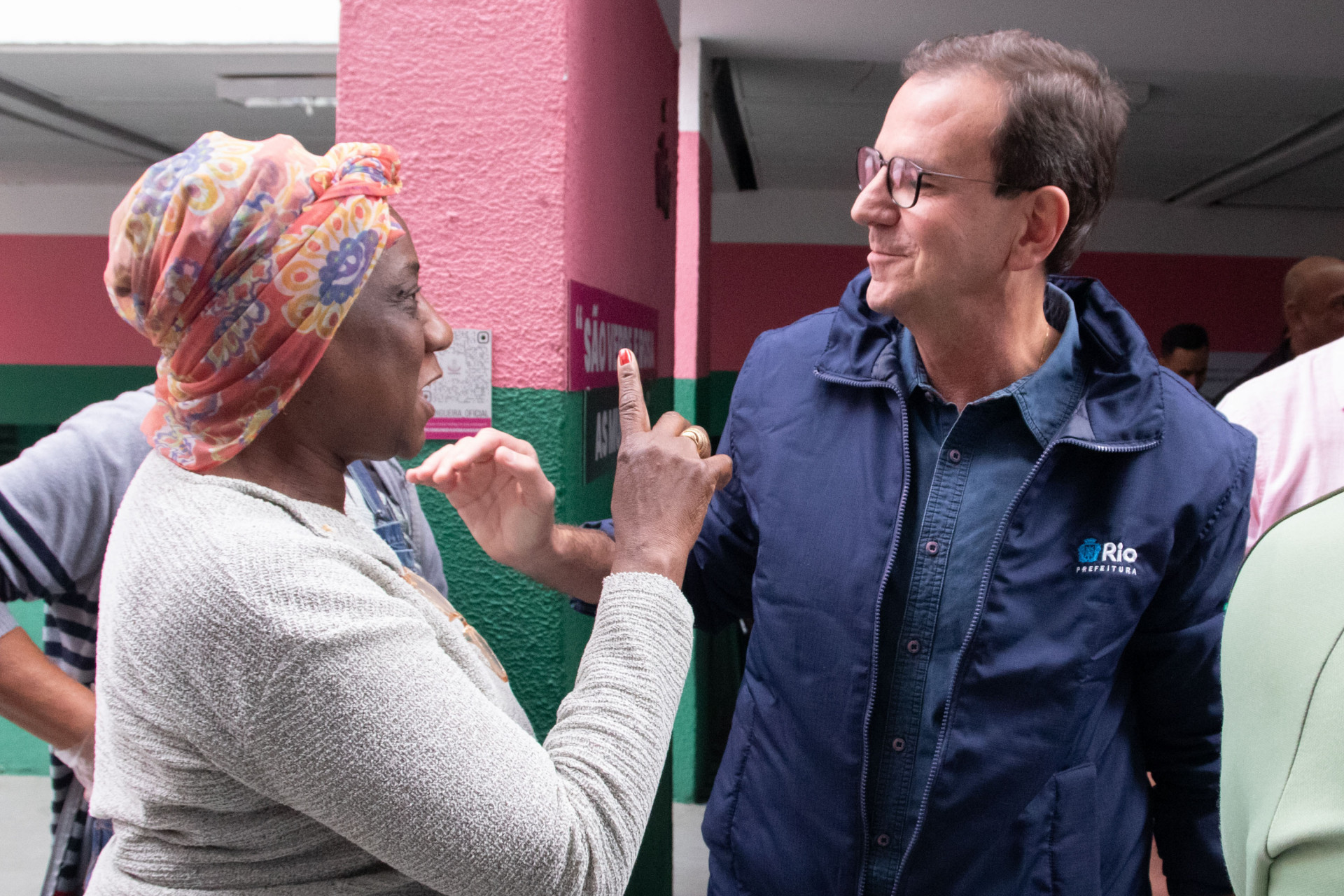 Eduardo Paes no lan&ccedil;amento de dois residenciais Minha Casa, Minha Vida na Mangueira - &Eacute;rica Martin/Ag&ecirc;ncia O Dia