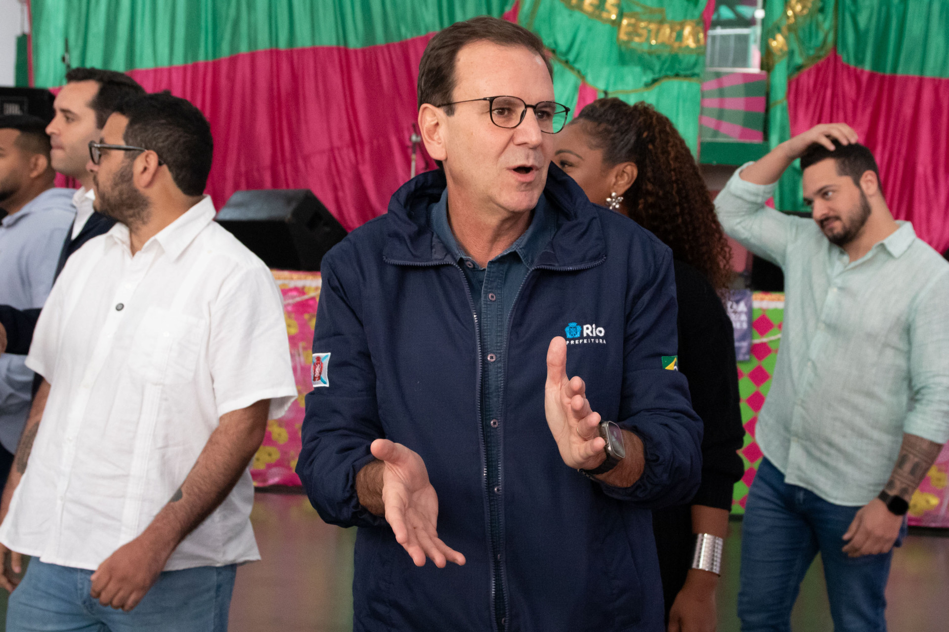 Eduardo Paes no lan&ccedil;amento de dois residenciais Minha Casa, Minha Vida na Mangueira - &Eacute;rica Martin/Ag&ecirc;ncia O Dia