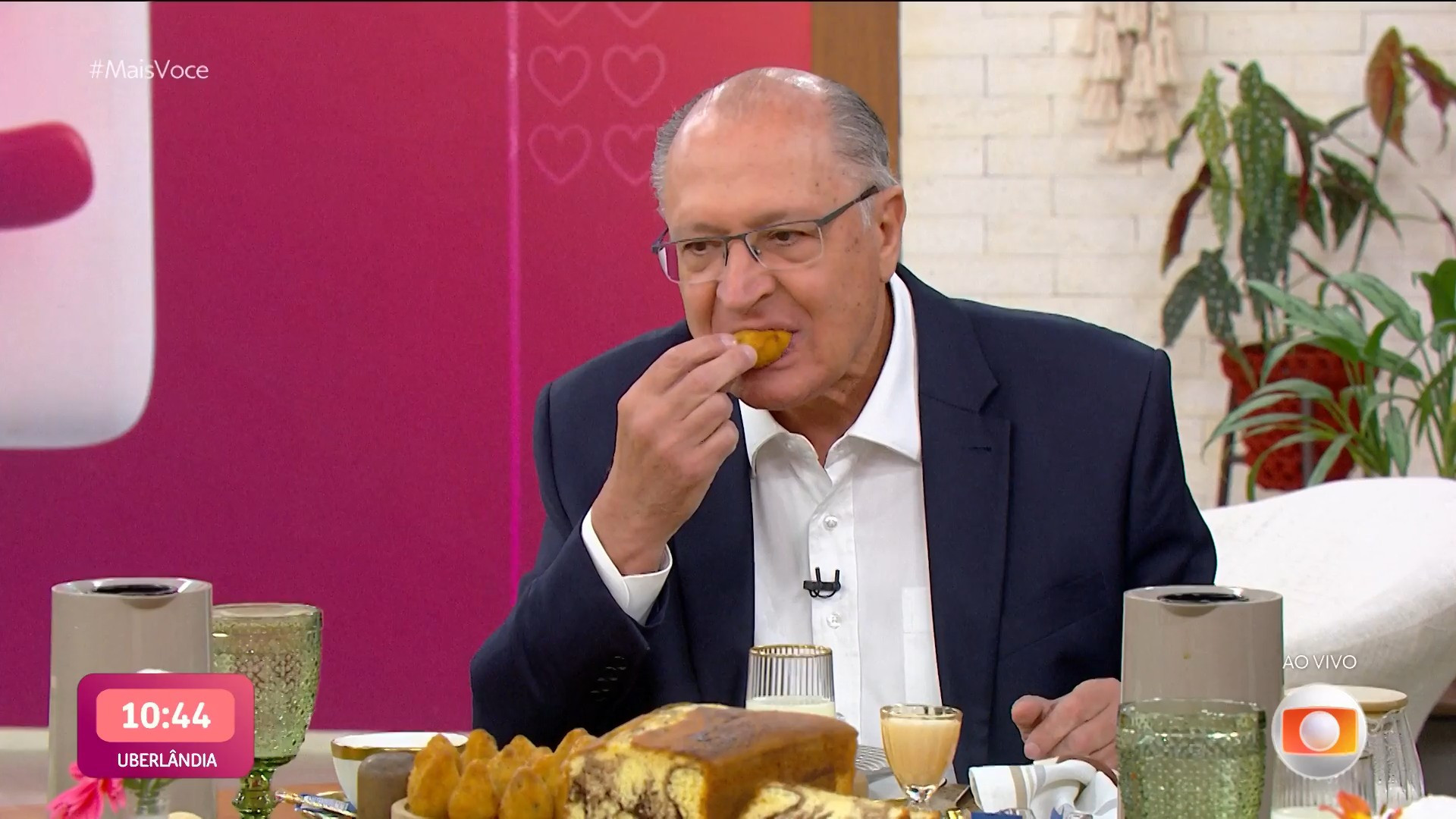 Alckmin participa do café da manhã no 'Mais Você', com Ana Maria Braga - Reprodução / Globoplay