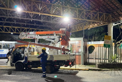 Revitalização da iluminação dos terminais de ônibus é concluída