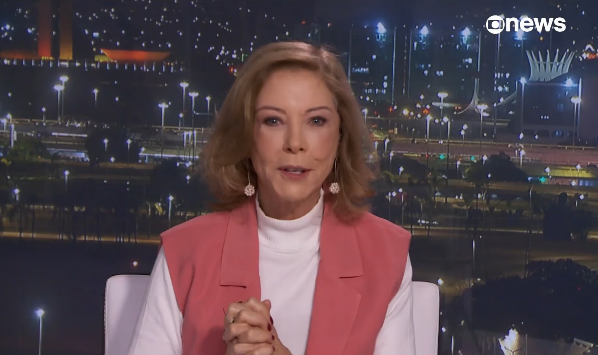 Na GloboNews, Eliane Cantanhêde participava do 'Em Pauta'
 - Reprodução/GloboNews