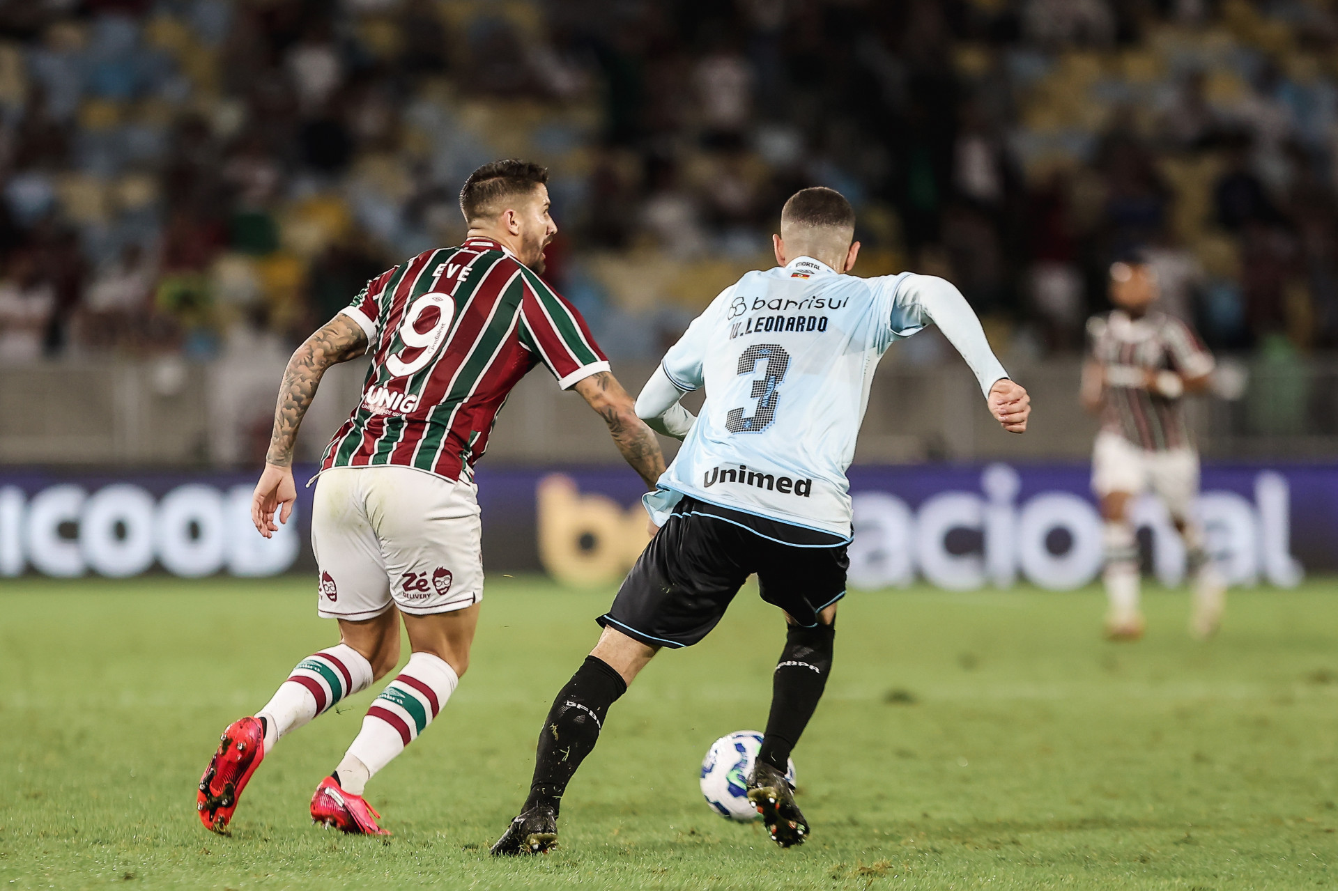 Rio de Janeiro, Brasil - 02/08/2025 - Maracanã -   
Fluminense enfrenta o Grêmio esta noite no Maracanã pela 18ª rodada do Campeonato Brasileiro 2025.

FOTO: LUCAS MERÇON / FLUMINENSE F.C.
.
IMPORTANTE: Imagem destinada a uso institucional e divulgação, seu
uso comercial está vetado incondicionalmente por seu autor e o
Fluminense Football Club.É obrigatório mencionar o nome do autor ou
usar a imagem.
.
IMPORTANT: Image intended for institutional use and distribution.
Commercial use is prohibited unconditionally by its author and
Fluminense Football Club. It is mandatory to mention the name of the
author or use the image.
.
IMPORTANTE: Imágen para uso solamente institucional y distribuición. El
uso comercial es prohibido por su autor y por el Fluminense FootballClub. 
És mandatório mencionar el nombre del autor ao usar el imágen. - Lucas Merçon/Fluminense