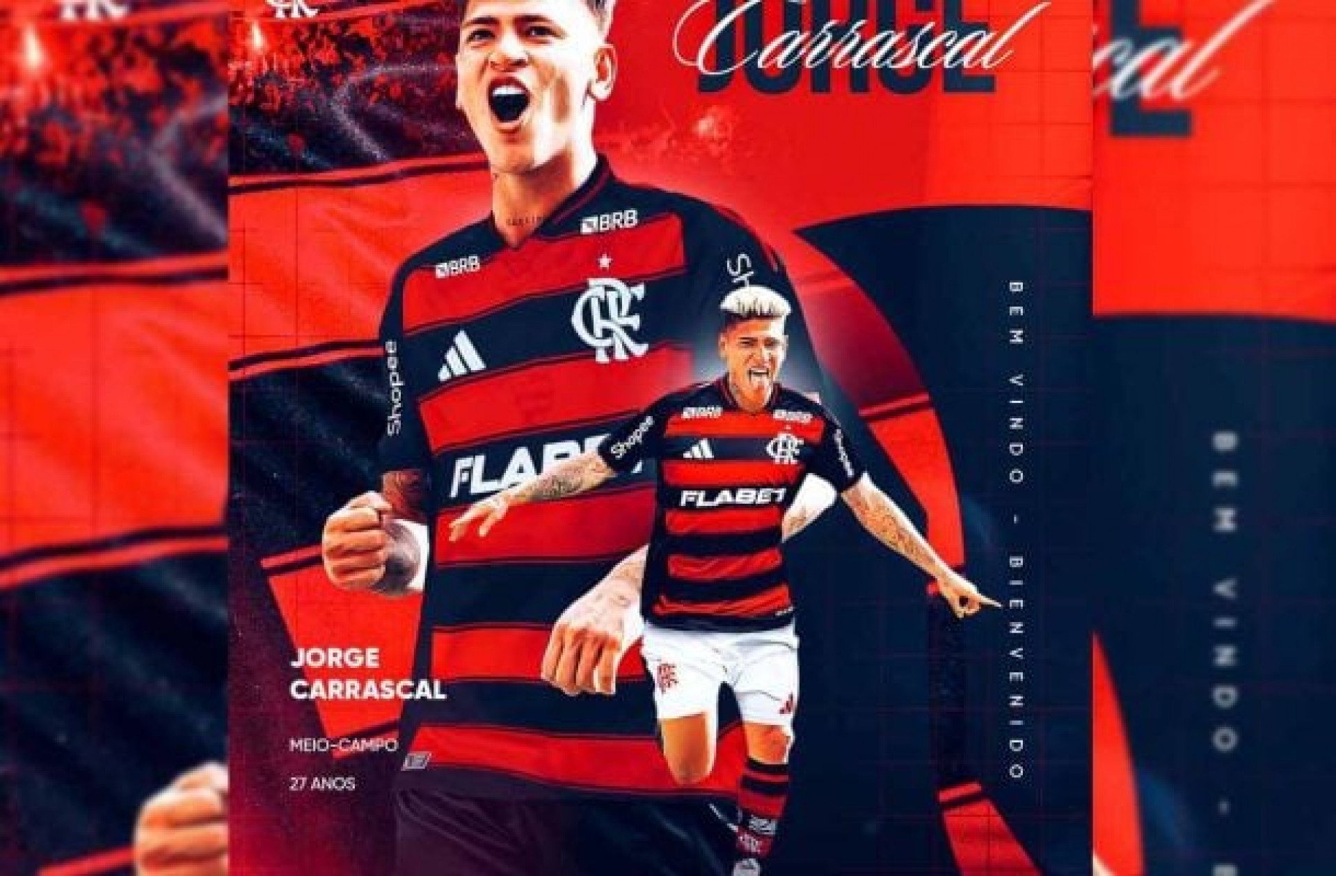 Flamengo anuncia contrata&ccedil;&atilde;o do meia Carrascal