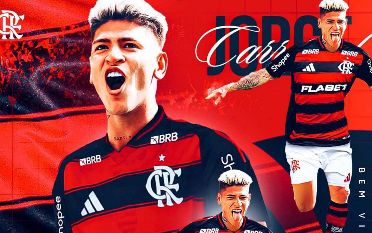 Jorge Carrascal é o 6º reforço da era Boto no Flamengo