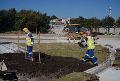 Obras seguem a todo vapor no Parque RJ São Gonçalo