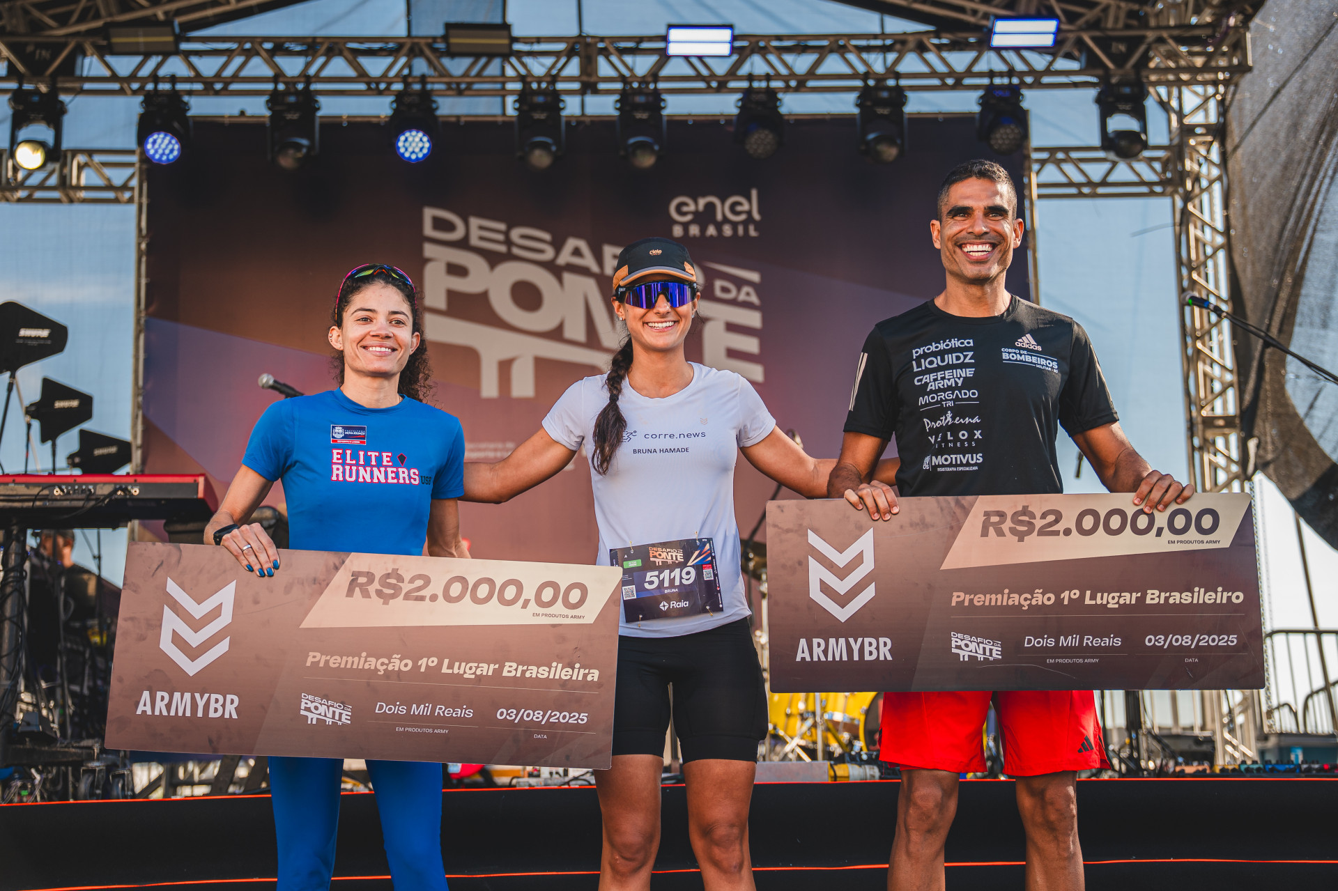 Brasileiros ganharam prêmio por primeiro lugar da nacionalidade -  Aline Reis / I Hate Flash