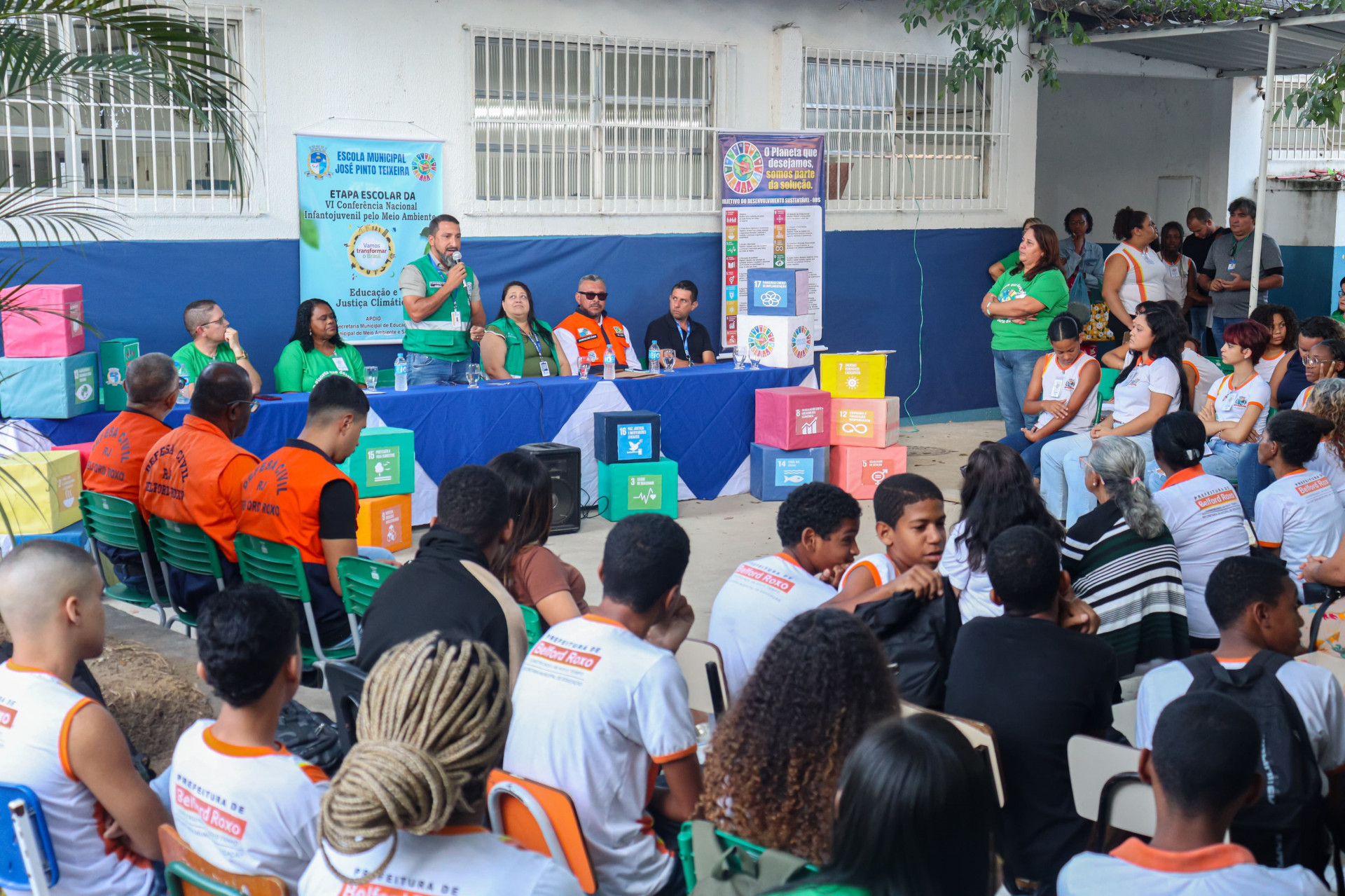 O secret&aacute;rio Fl&aacute;vio Gon&ccedil;alves frisou que o evento debateu diversas quest&otilde;es ambientais   - Jean Carlos Ribeiro / PMBR