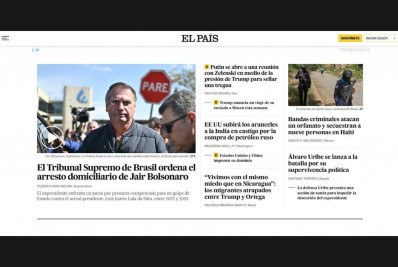 Imprensa internacional repercute prisão domiciliar de Bolsonaro; veja 