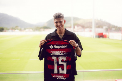 Nome aparece no BID, e Carrascal pode estrear pelo Flamengo no fim de semana
