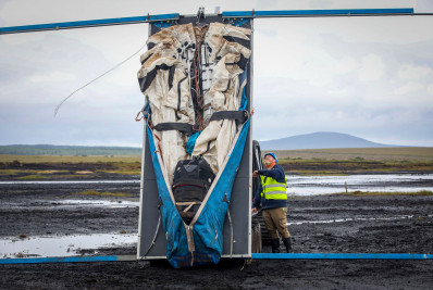 Pipas gigantes são usadas para gerar eletricidade na Irlanda