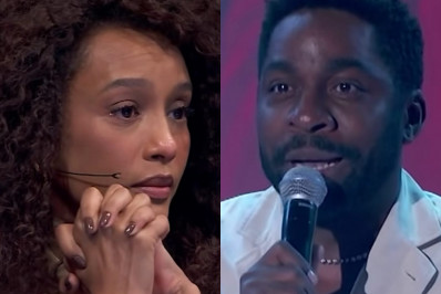 Taís Araújo se emociona ao ser homenageada por Lázaro Ramos