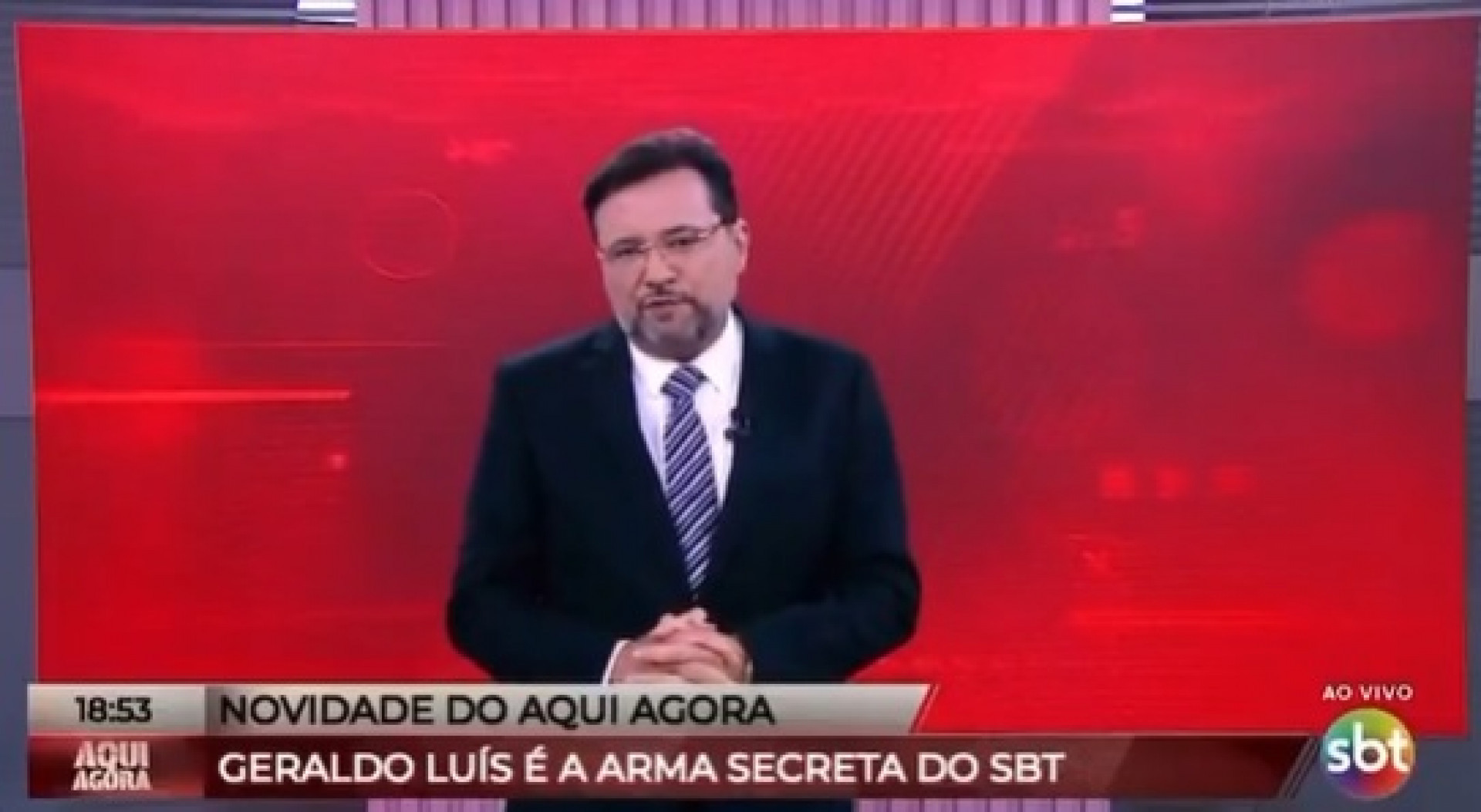 Geraldo Luís virou 'arma secreta' do SBT em novo telejornal  - Reprodução de Vídeo/X