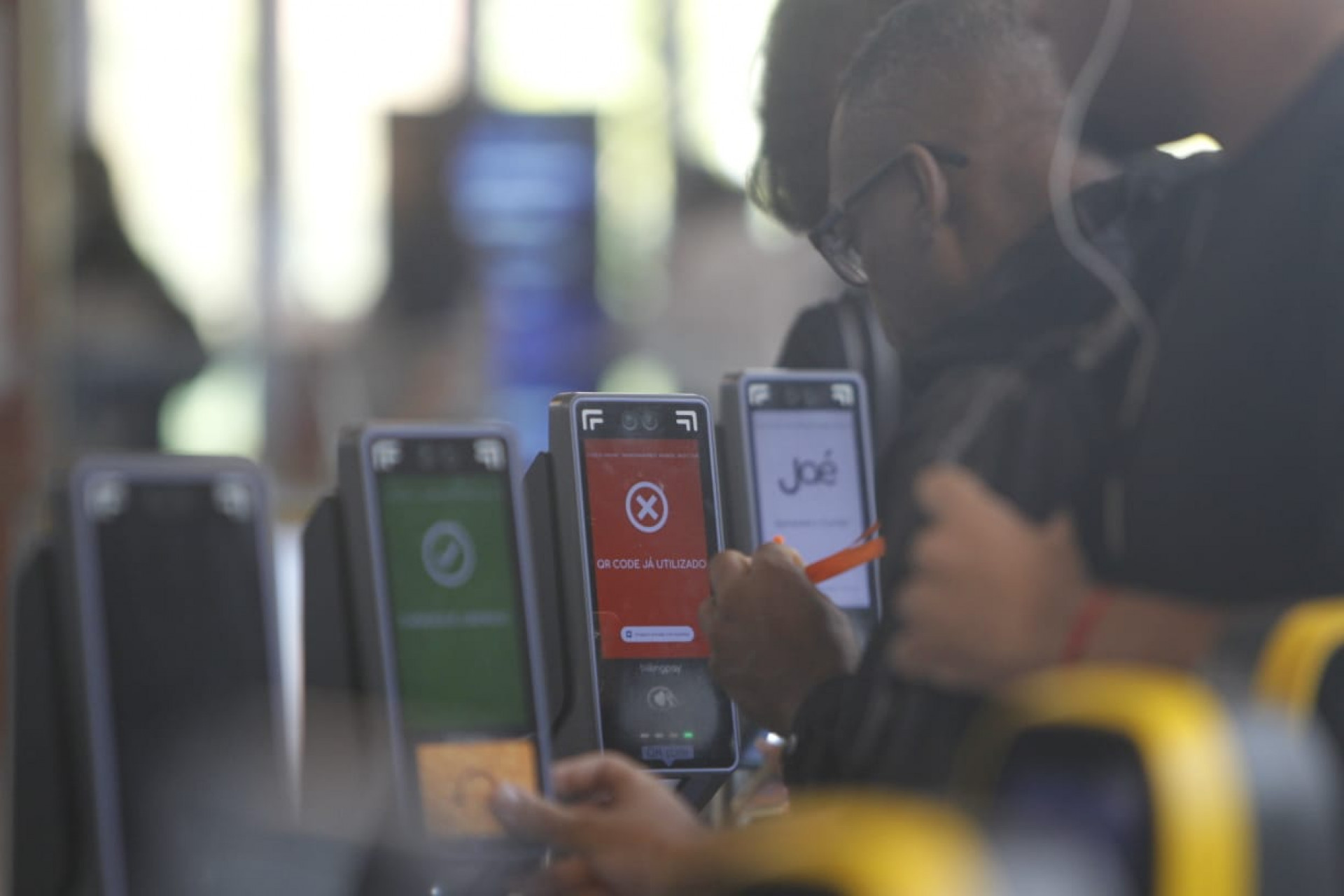 Passageiros relatam erro em QR-Code durante uso do cartão Jaé - Reginaldo Pimenta/Agência O DIA
