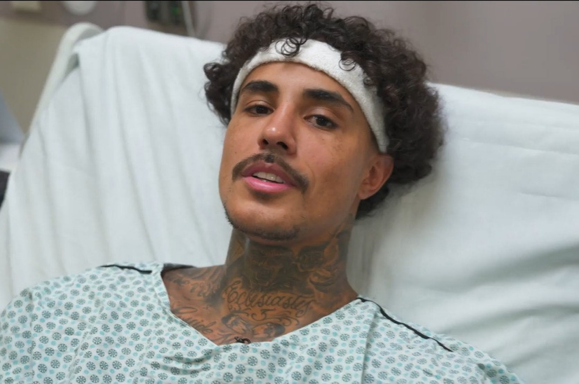 Livinho durante entrevista ao 'Fantástico' - Reprodução de vídeo / TV Globo