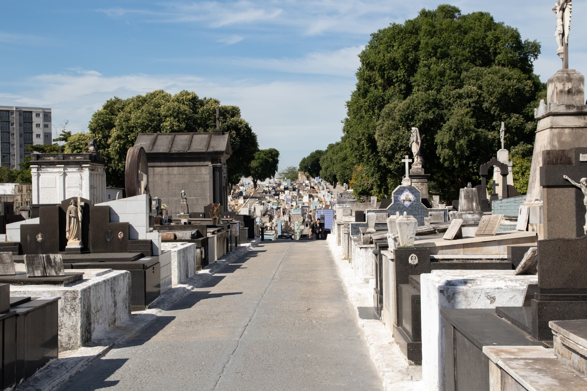 Cemitério de Irajá, na  Zona Norte, onde o corpo de Bárbara foi sepultado - Érica Martin/Agência O Dia