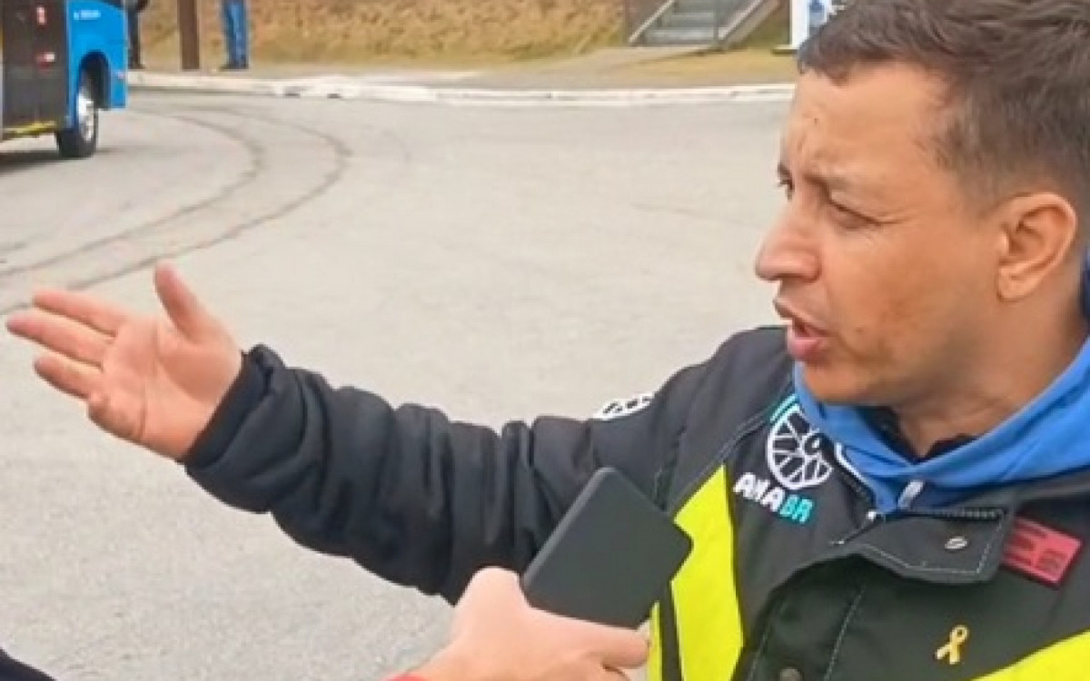 Edgar Francisco da Silva atua como entregador há 24 anos