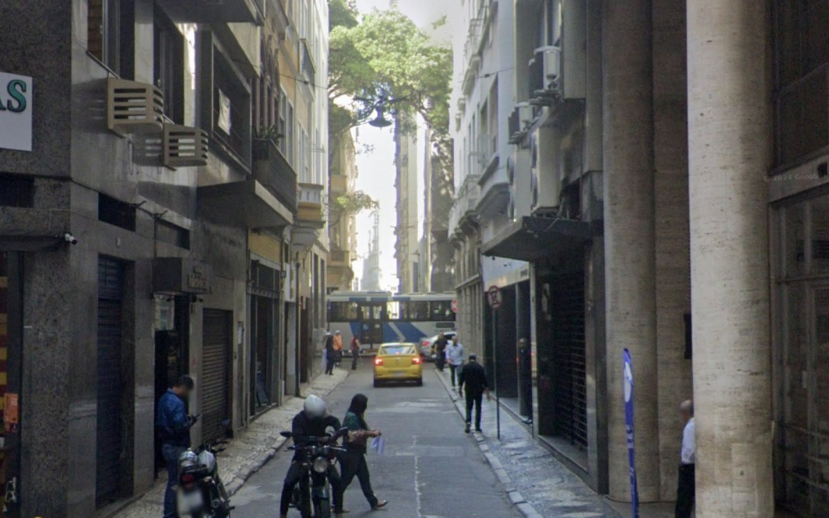 Crime aconteceu na Rua da Quitanda - Reprodução / Google Street View