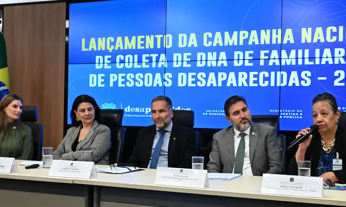 Começa campanha de coleta de DNA de familiares de desaparecidos