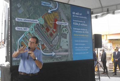 BRT Metropolitano: Terminal que promete integrar Rio e Baixada ganha pedra fundamental em Irajá