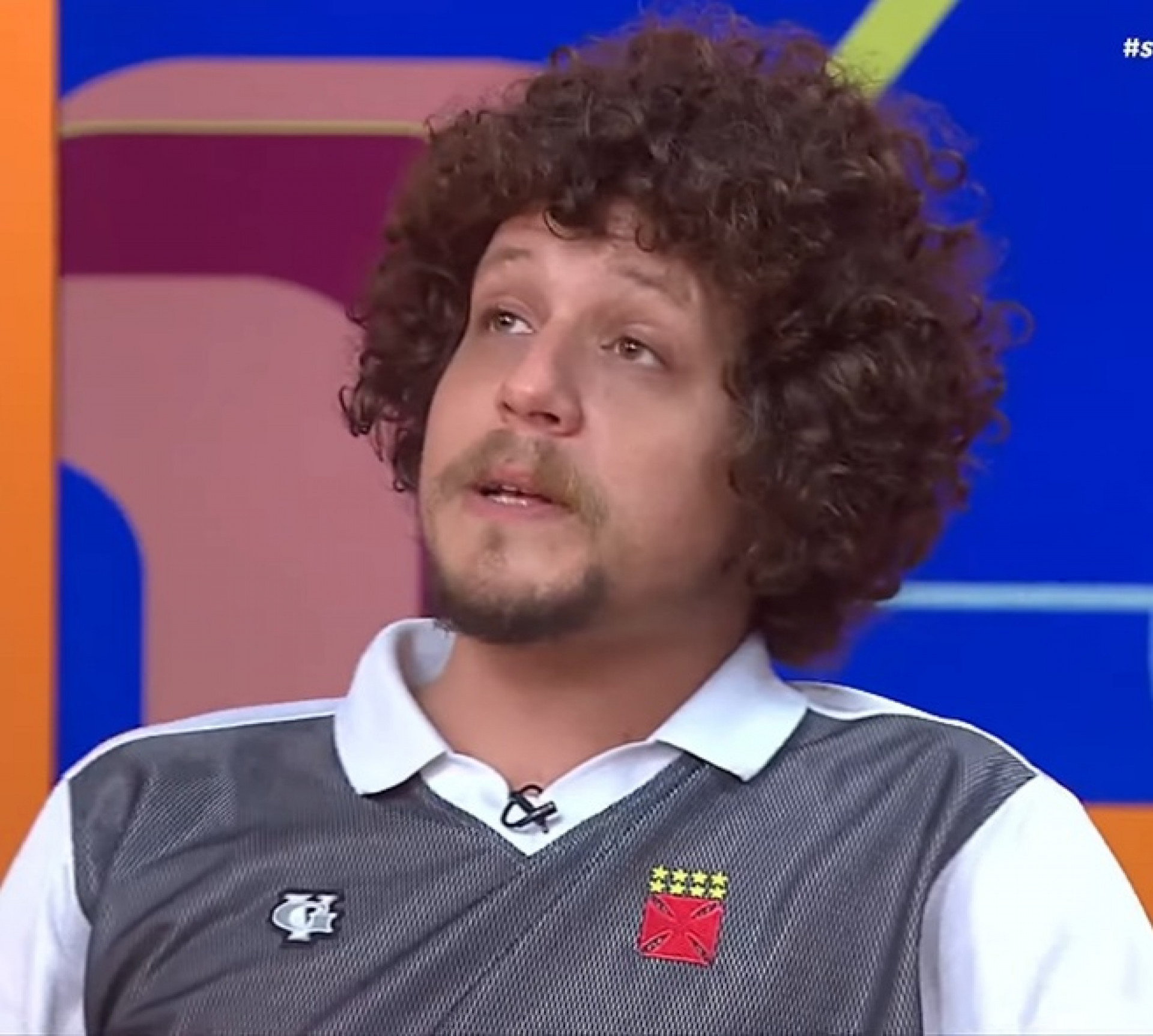 Chico Chico durante o 'Sem Censura' - Reprodução de vídeo