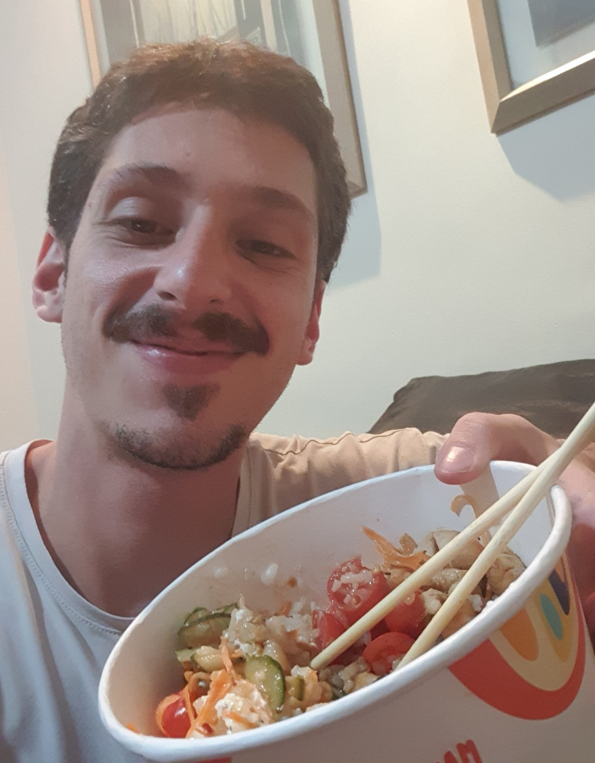 Rubens costuma pedir refei&ccedil;&otilde;es algumas vezes por semana - Arquivo Pessoal