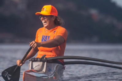 Niteroiense entusiasmada para disputar o Campeonato Mundial de VA´A em casa na Praia de São Francisco