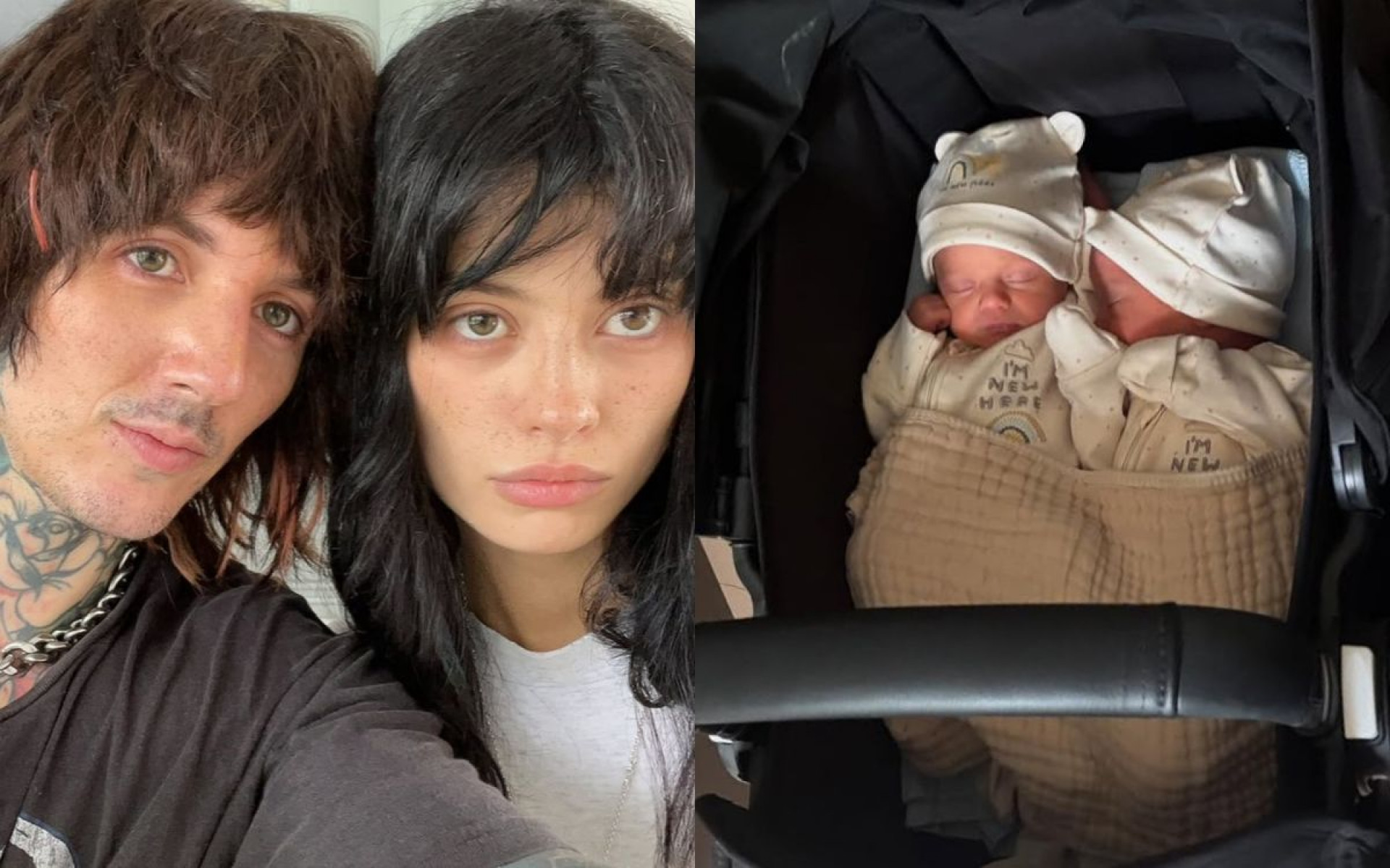 Filhos de Oliver Sykes ganham sobrenome 'Silva' - Reprodução / Instagram