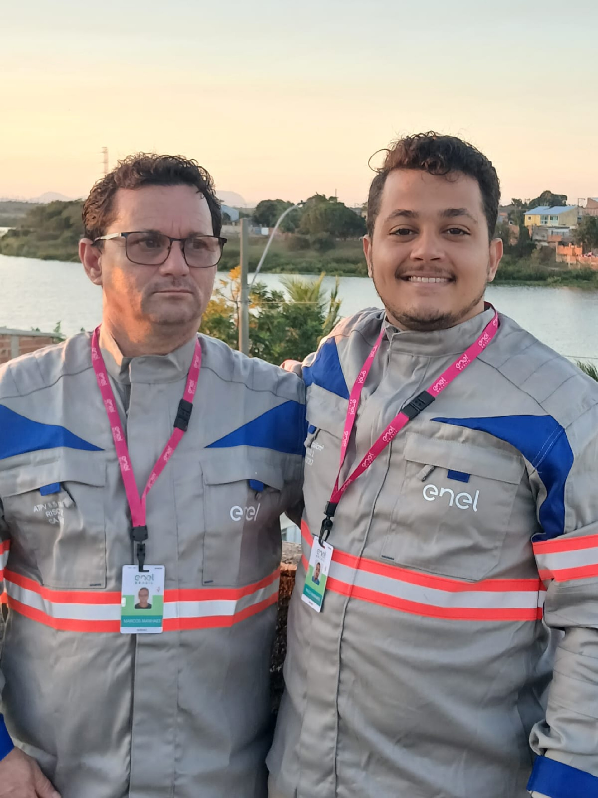Marcos Paulo e Paulo Vitor trabalham na mesma empresa  - Divulgação