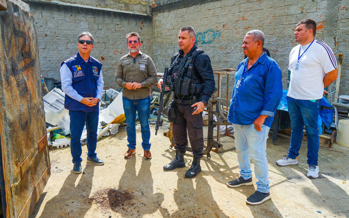 A força-tarefa da Prefeitura faz parte da segunda etapa da operação Meriti em Ordem