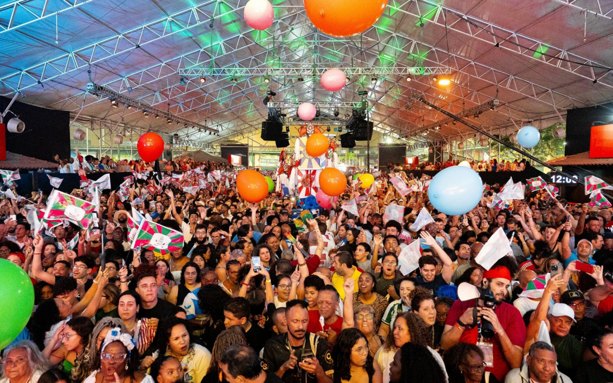'Noite dos Enredos' recebe mais de 8 mil pessoas com homenagens a Arlindo Cruz e Bira Presidente - Eduardo Hollanda / Liesa
