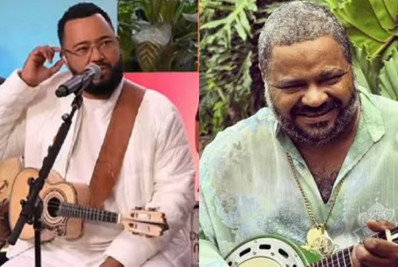 Dudu Nobre se emociona ao comentar a morte de Arlindo Cruz ao vivo