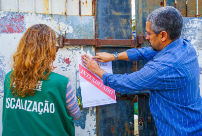 Polícia Civil interdita cinco estabelecimentos por crime ambiental em Meriti