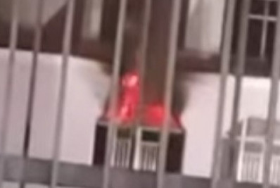 Incêndio atinge igreja em Piedade