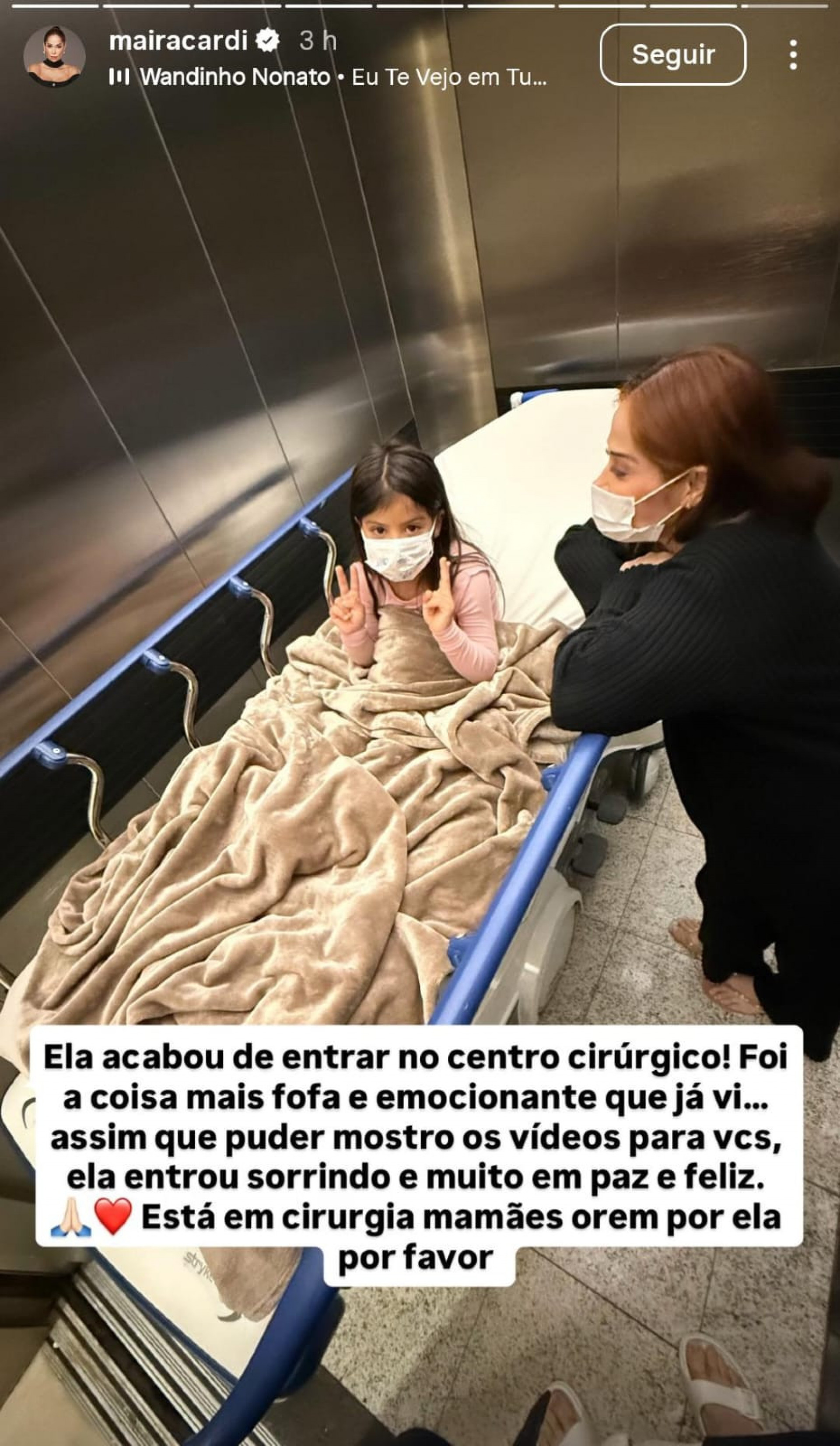 Filha de Maíra Cardi e Arthur Aguiar é internada e passa por cirurgia - Reprodução / Instagram