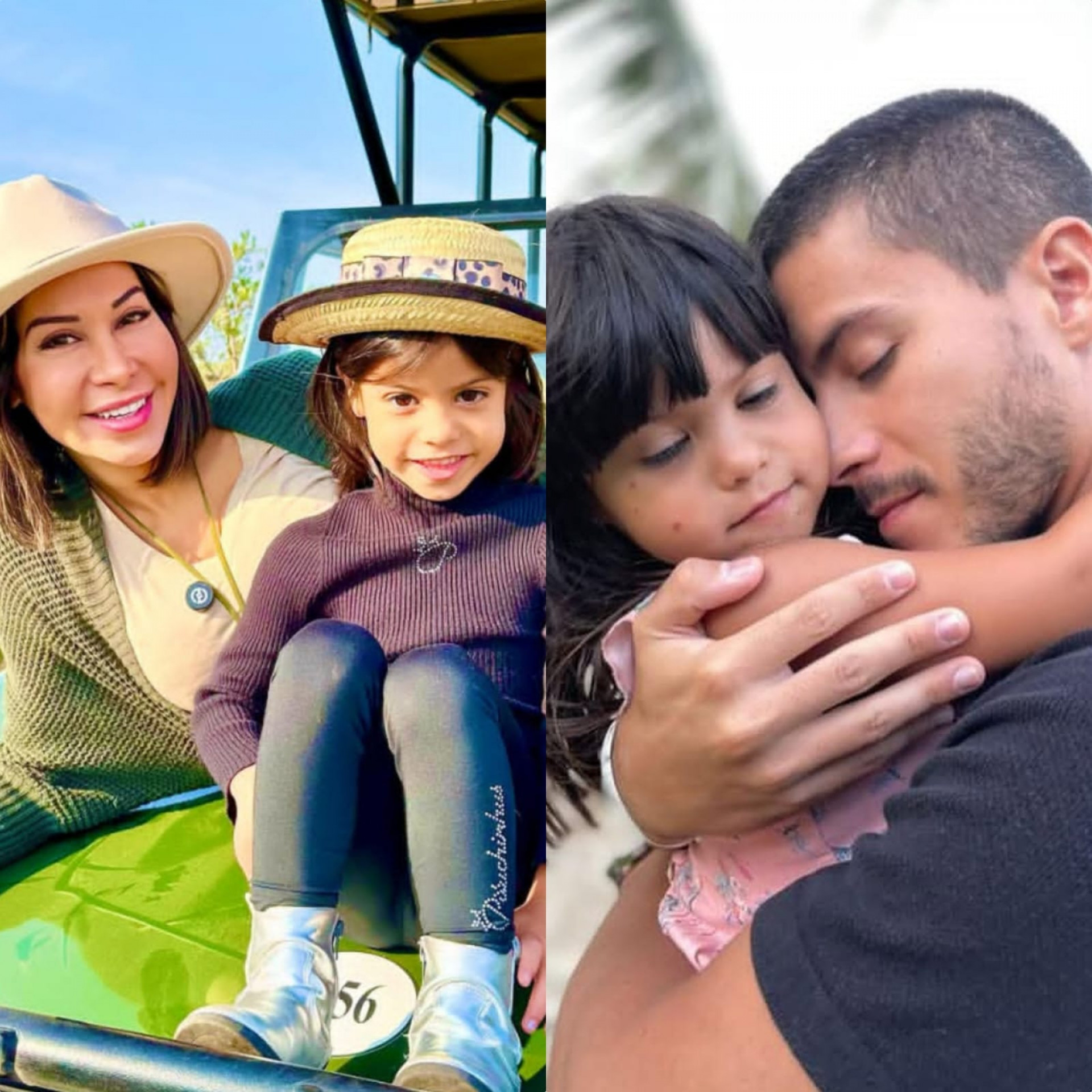 Maíra Cardi Arthur Aguiar e a filha, Sophia - Reprodução / Instagram