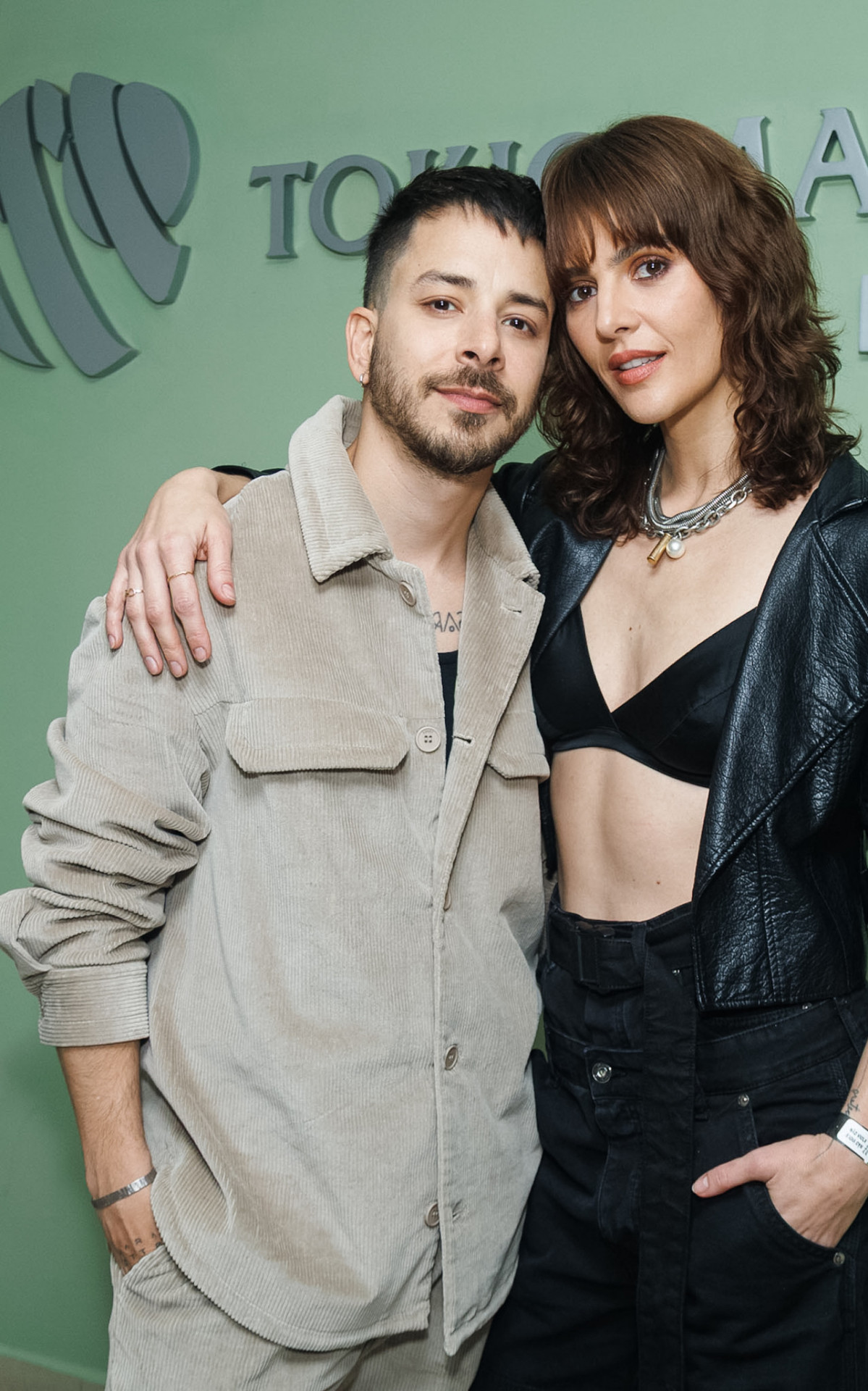 Junior Lima e Monica Benini