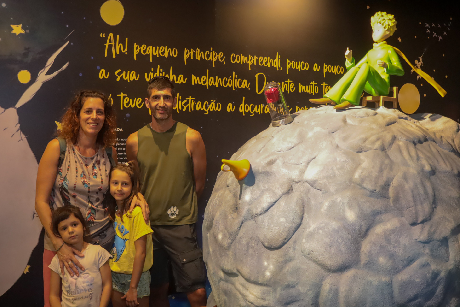 Ondina, Luiz, Gaia e Alma na exposi&ccedil;&atilde;o - Felipe Aguiar / Governo do Rio
