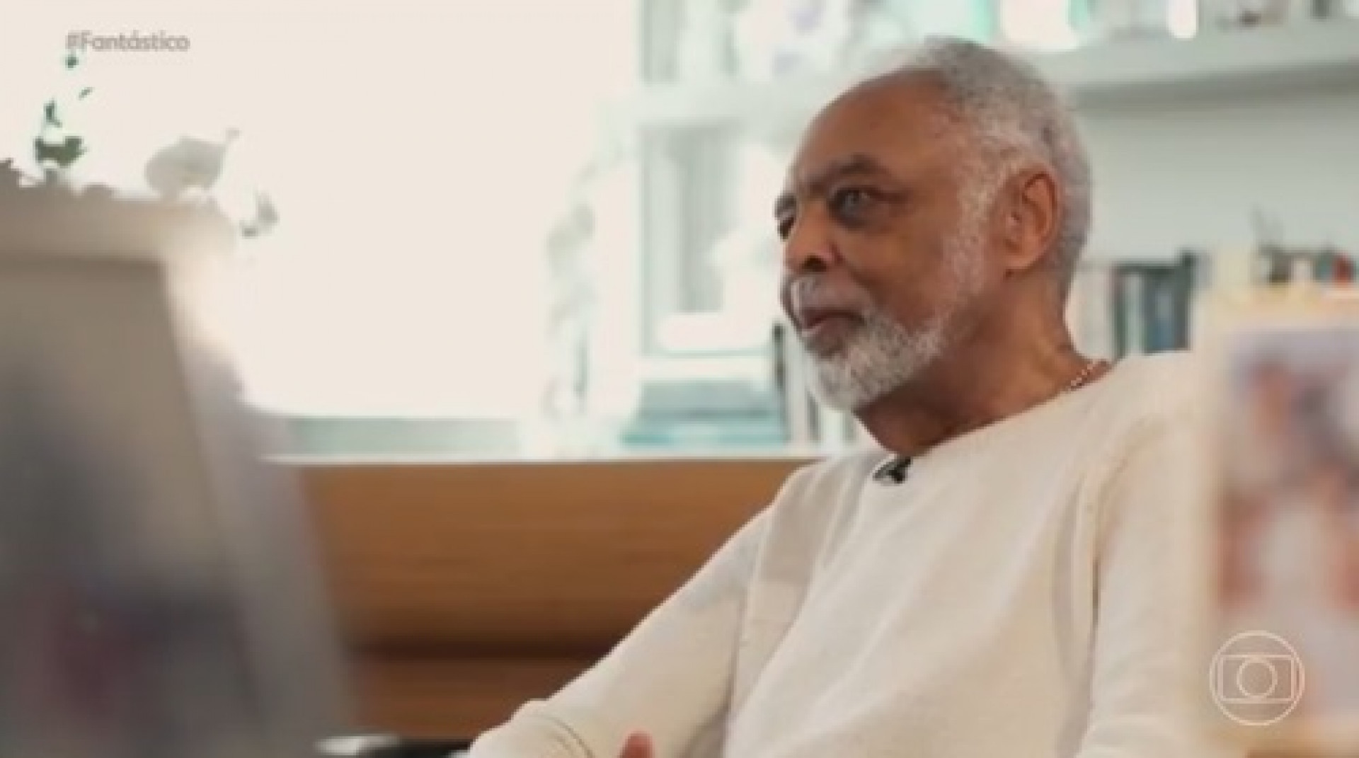 Gilberto Gil comentou apoio do público depois do falecimento da filha  - Reprodução/TV Globo 
