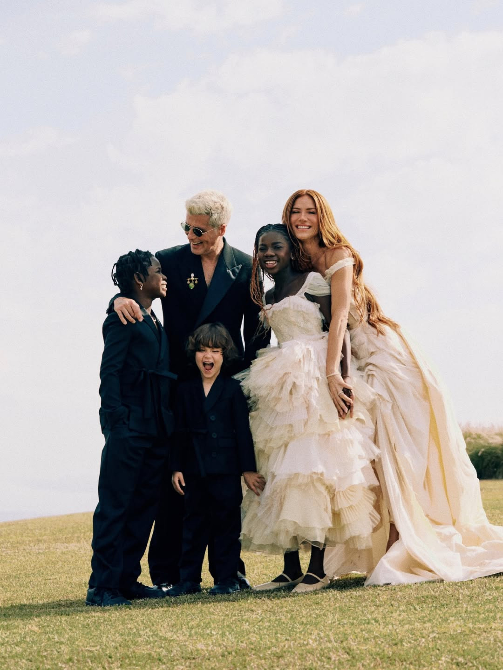 Giovanna Ewbank, Bruno Gagliasso e os filhos, Títi, Bless e Zyan - Reprodução / Instagram