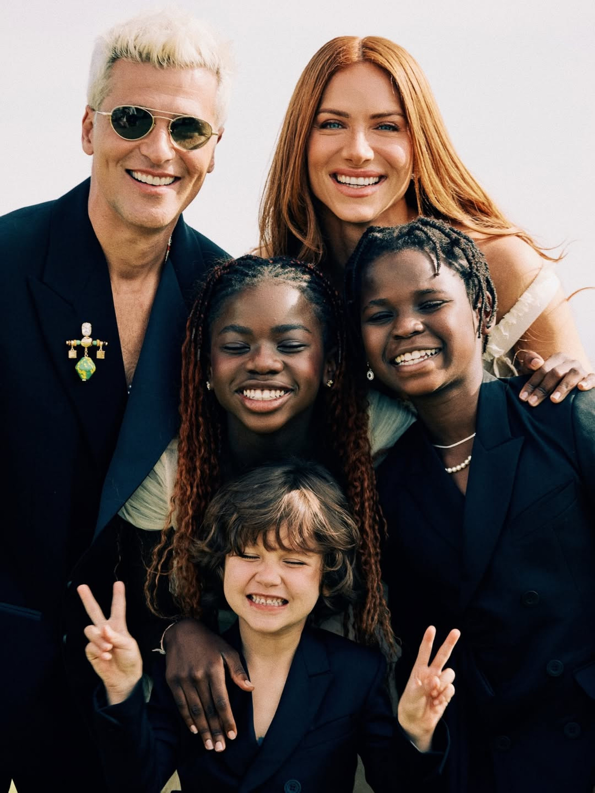 Giovanna Ewbank, Bruno Gagliasso e os filhos, Títi, Bless e Zyan - Reprodução / Instagram